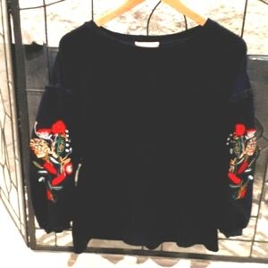 Gibson Latimer Embroidered Sweatshirt
